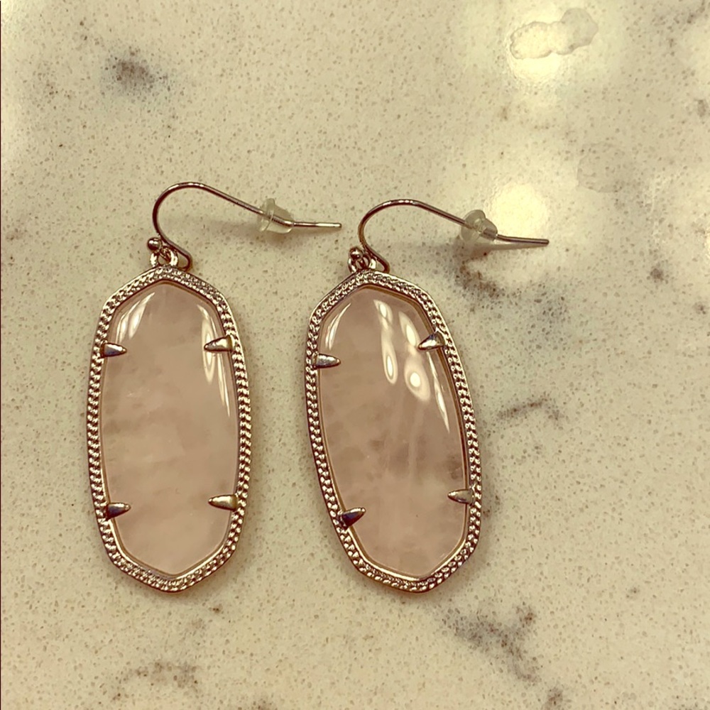 Pink/Silver Kendra Scott earnings!